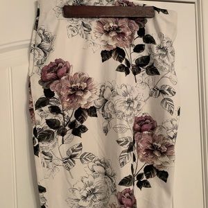 Stretch floral pencil stretch